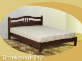 Кровать из массива березы с точеными элементами сп