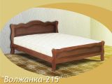 Кровать из массива березы с глухой спинкой