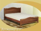 Кровать из массива березы с глухой спинкой