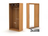 Двухдверный шкаф ДСП + зеркало 1188/600д эконом