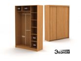 Трехдверный шкаф ДСП 1604/600е эконом