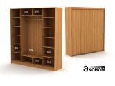 Четырехдверный шкаф ДСП 2360/600г эконом
