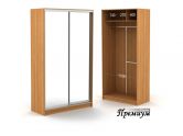 Двухдверный шкаф с зеркалом 1188/600