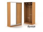 Двухдверный шкаф ДСП + зеркало 1188/600