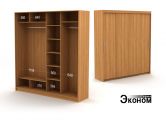 Четырехдверный шкаф ДСП 2360/600ж эконом