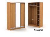 Трехдверный шкаф ДСП + зеркало 1504/600
