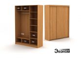 Трехдверный шкаф ДСП 1744/450ж эконом