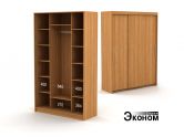 Трехдверный шкаф ДСП 1504/600б эконом