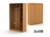 Трехдверный шкаф ДСП 1504/600в